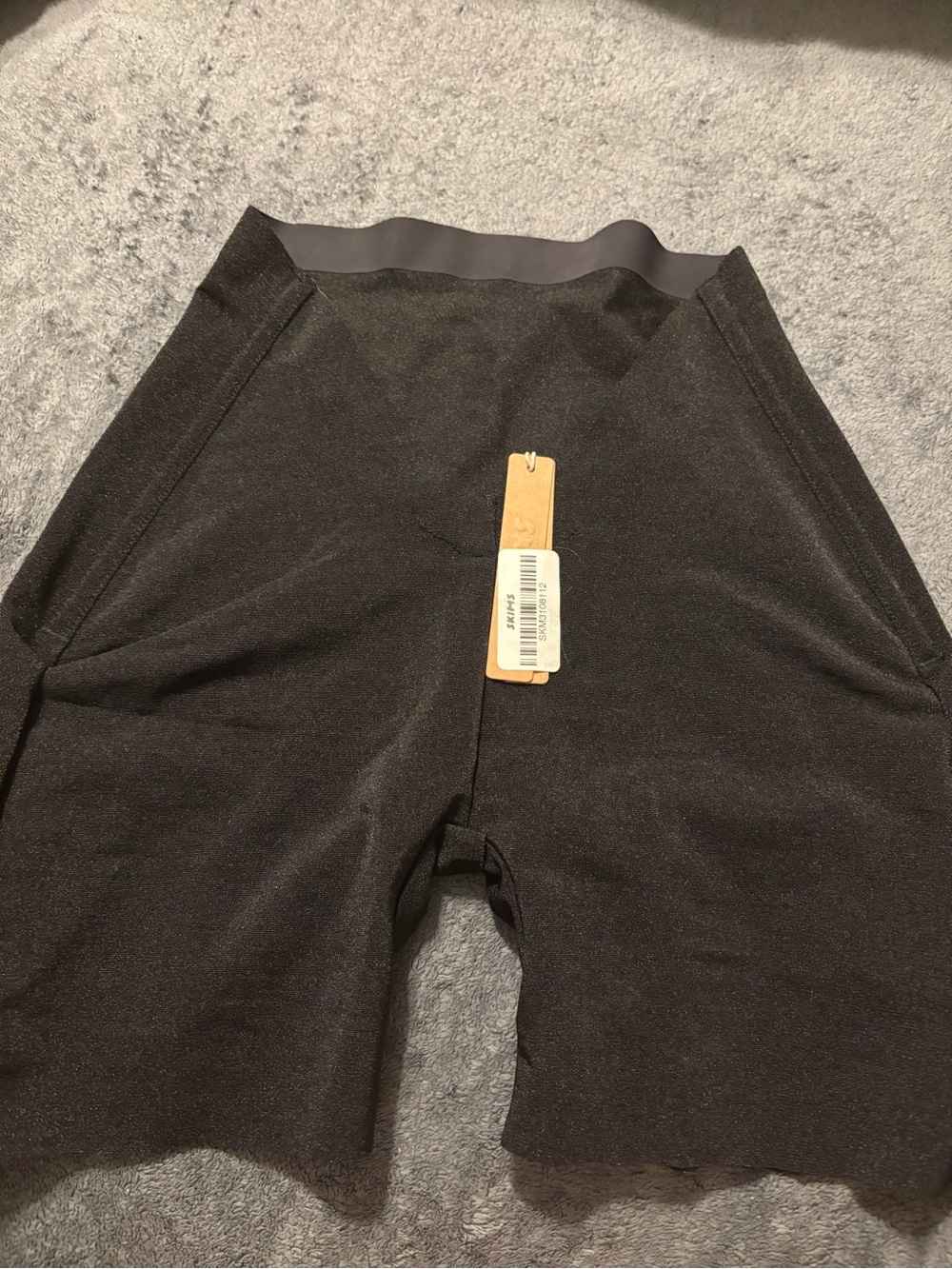 SKIMS Black Sculpting Low Back Short